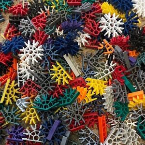 Knex 1lb Connector Lot Building Construction Toy Connectors - Large Assortment